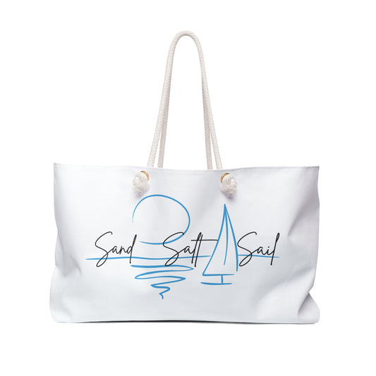 Sand Salt Sail Weekender Bag