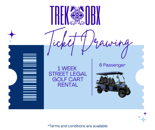 6 Passenger Golf Cart Rental | Ticket Drawing